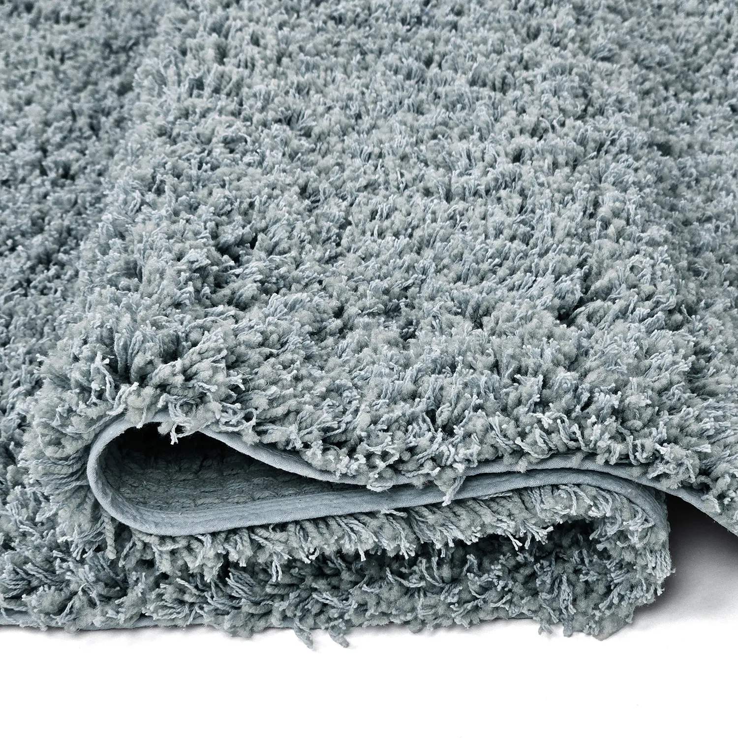 Ryamattor - Combarro Solid Cotton Shaggy (ljusblå)