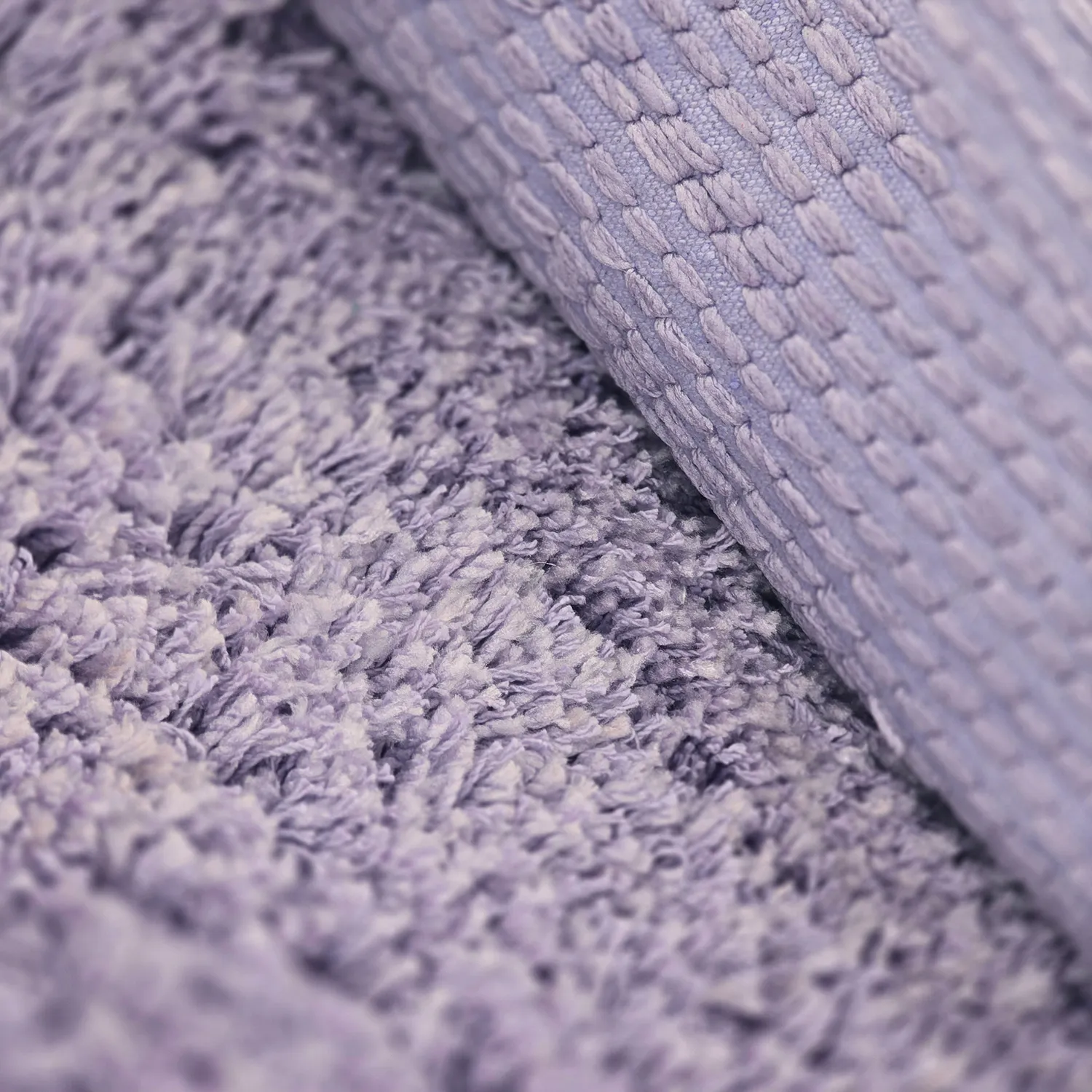 Ryamattor - Combarro Solid Cotton Shaggy (ljuslila)