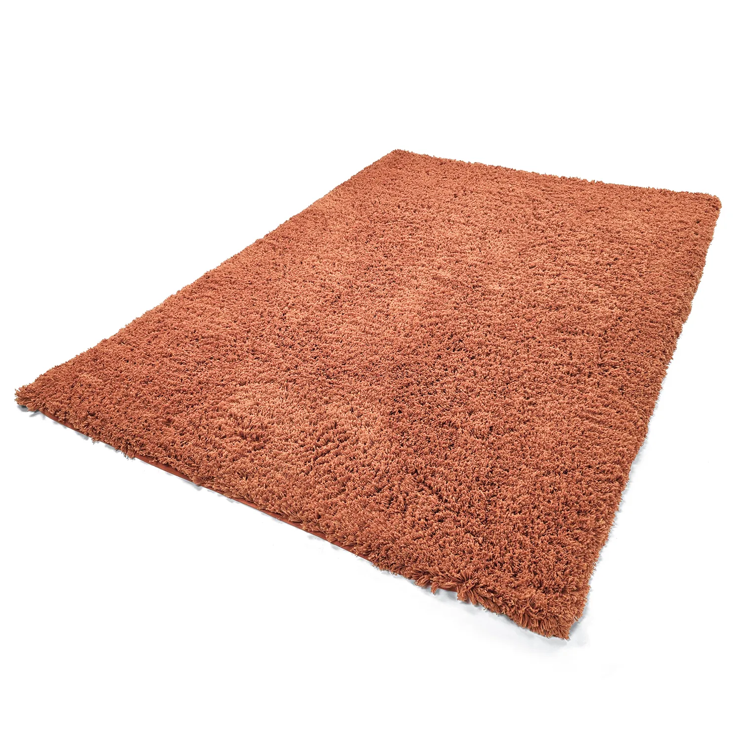 Ryamattor - Combarro Solid Cotton Shaggy (ljusorange)