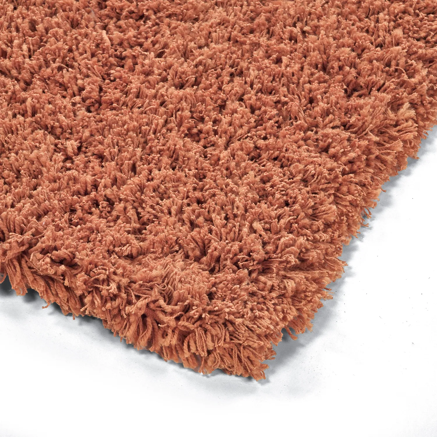 Ryamattor - Combarro Solid Cotton Shaggy (ljusorange)