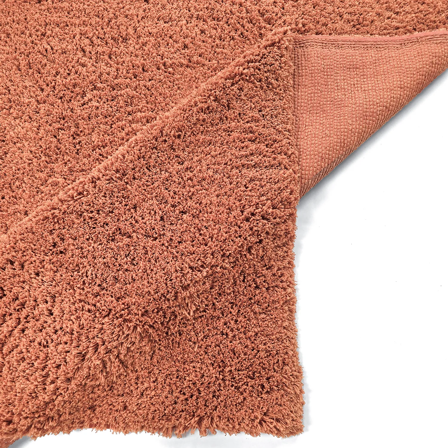 Ryamattor - Combarro Solid Cotton Shaggy (ljusorange)