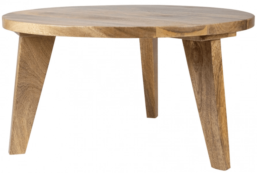 Soffbord - Vintage - 65 cm round (natur) (Storlek: Standard)