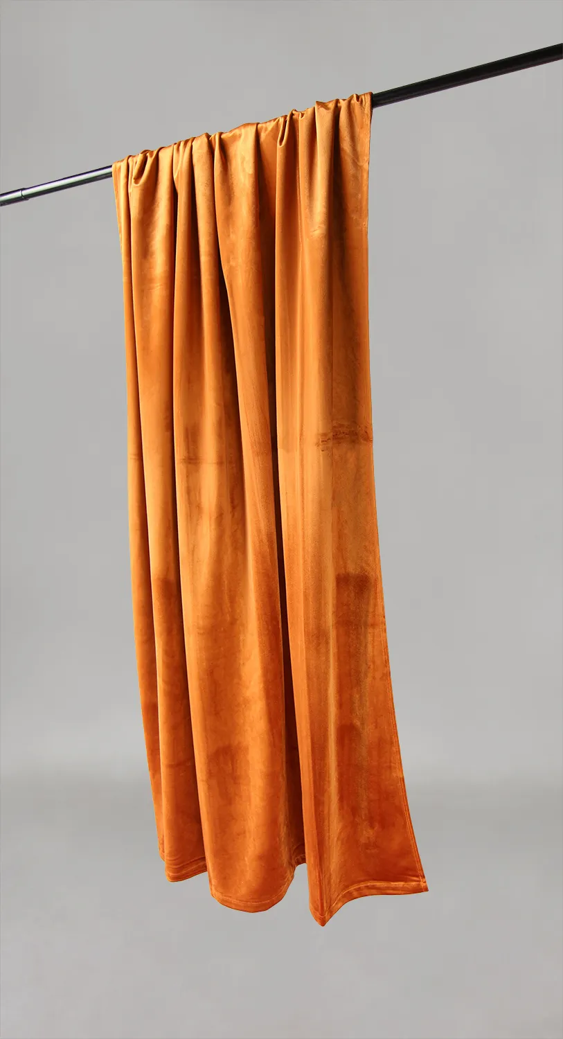 Gardiner - Sammetsgardin Marlyn (orange)