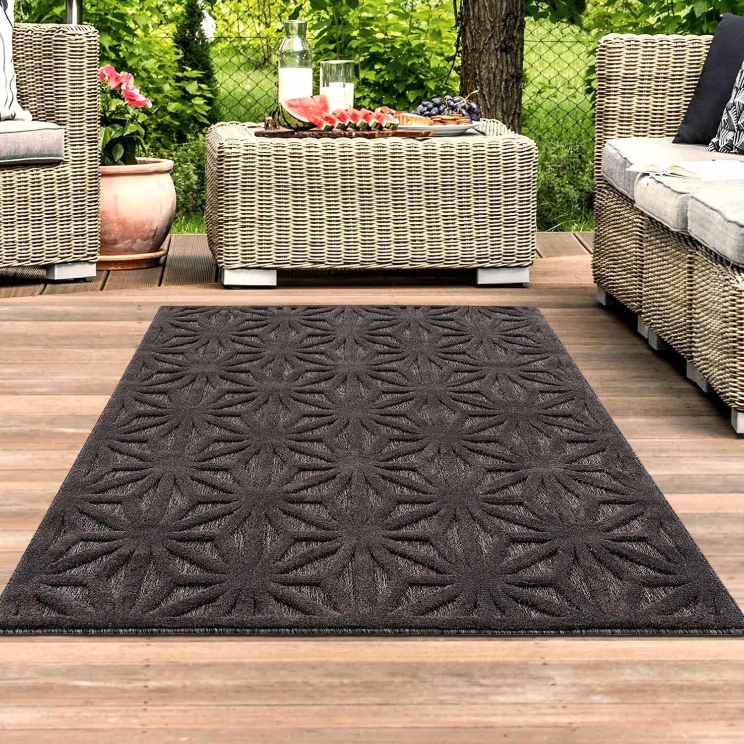 Shaggy Indoor-Outdoor - Preston (antracit)
