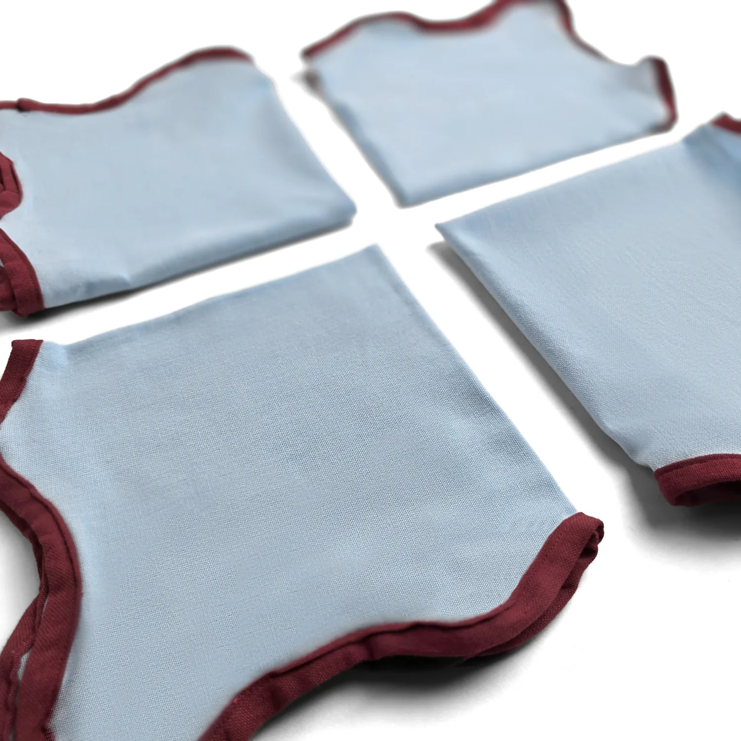 Servetter - 4-pack Tygservett Yrsa (blå)