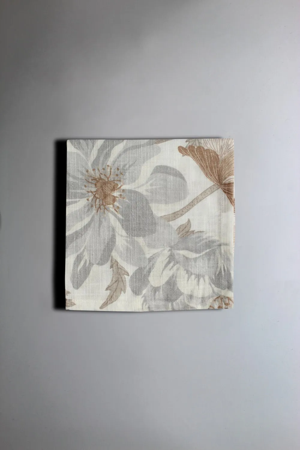 Servetter - 4-pack tygservetter Serena (grå/beige)