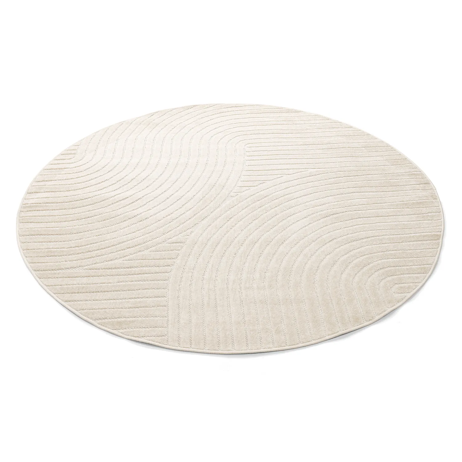 Rund matta - Devon (cream)