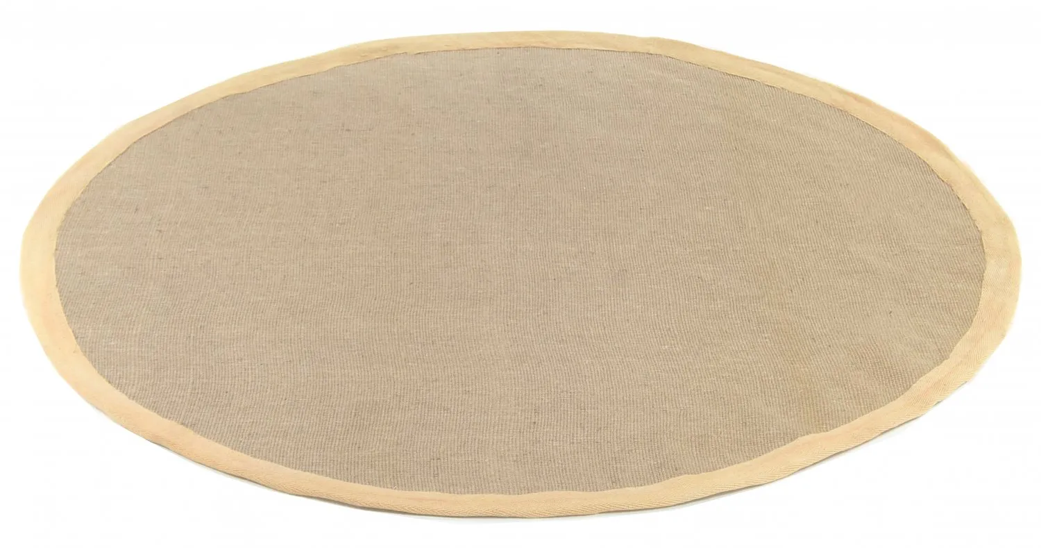 Rund matta (sisal) - Agave (ljus taupe)