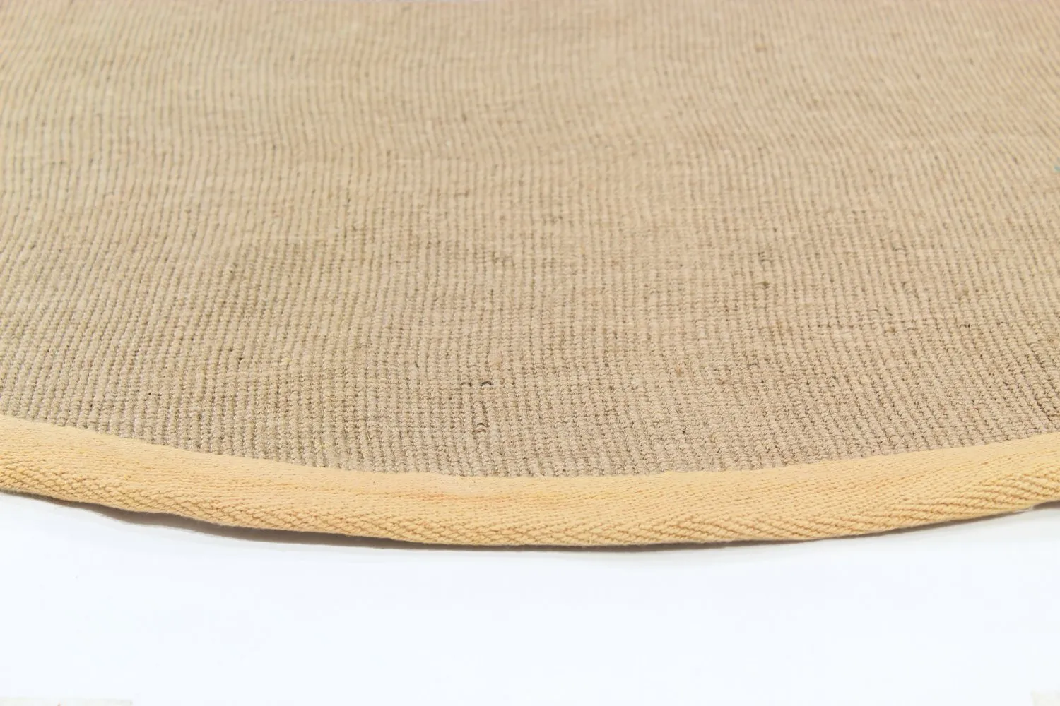 Rund matta (sisal) - Agave (ljus taupe)