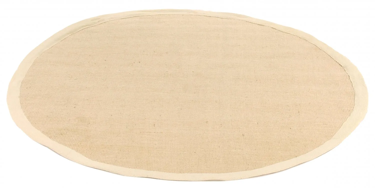 Rund matta (sisal) - Agave (sand)