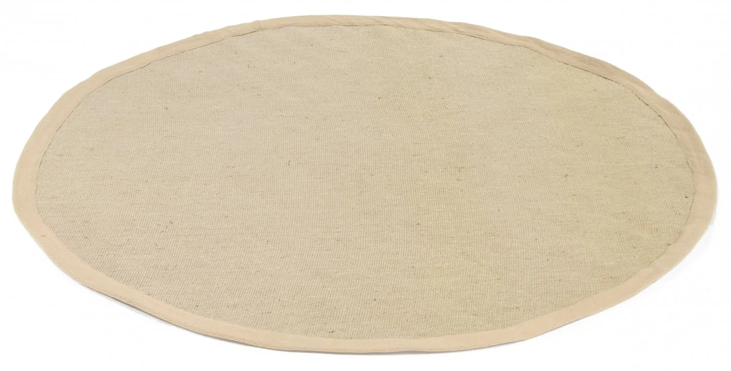 Rund matta (sisal) - Agave (taupe)