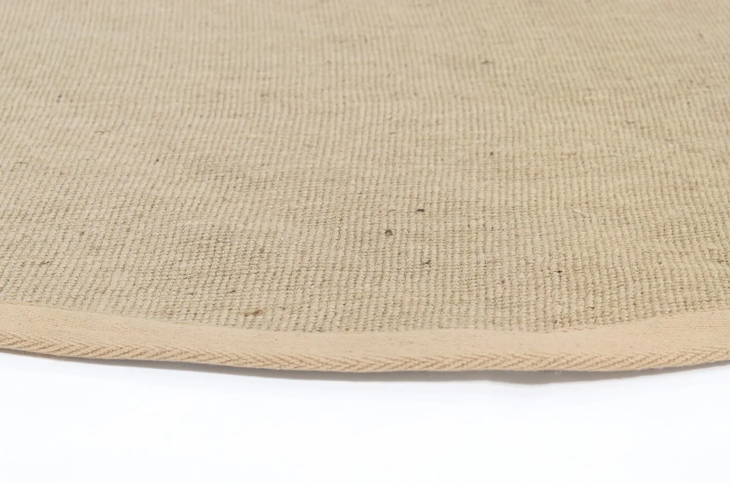 Rund matta (sisal) - Agave (taupe)