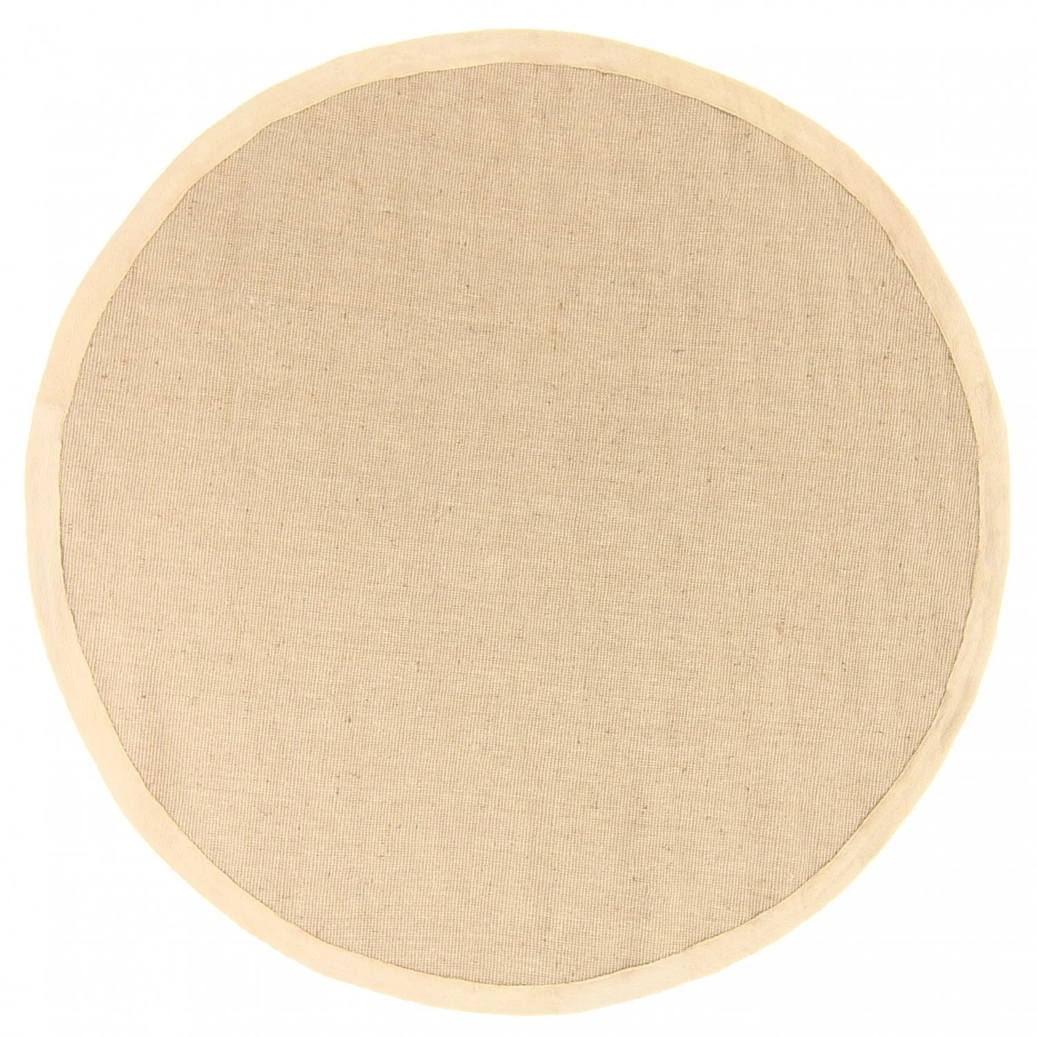 Rund matta (sisal) - Agave (beige/beige)