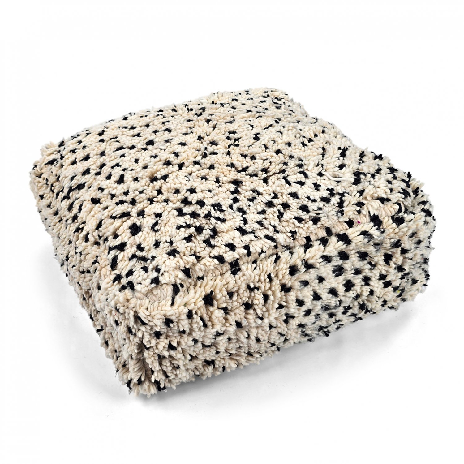 Sittpuff - Marockansk Beni Ourain 028 (Storlek: 60 x 60 cm)
