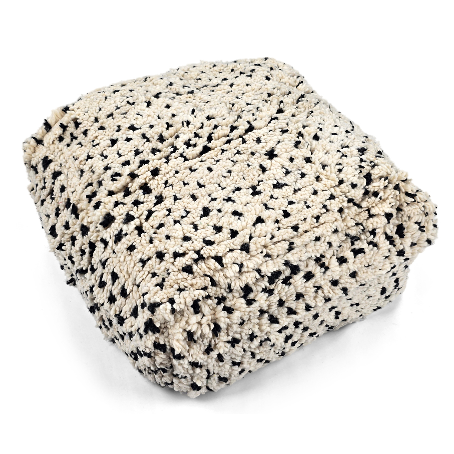 Sittpuff - Marockansk Beni Ourain 049 (Storlek: 60 x 60 cm)