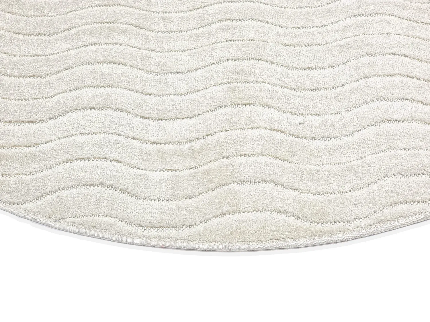 Rund matta - Indoor/Outdoor Baltimore (cream)