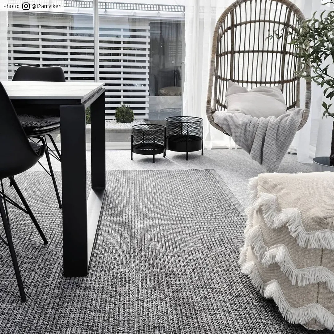 Inomhus- utomhusmatta - Tromsø (antracit)