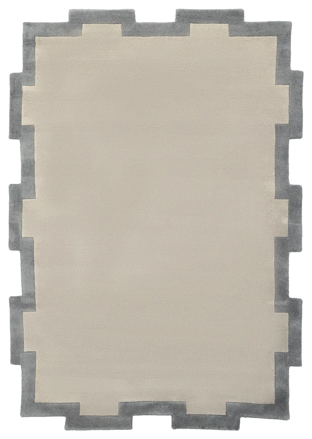 Ullmatta - Agra Hand Tufted Wool Premium (grå)