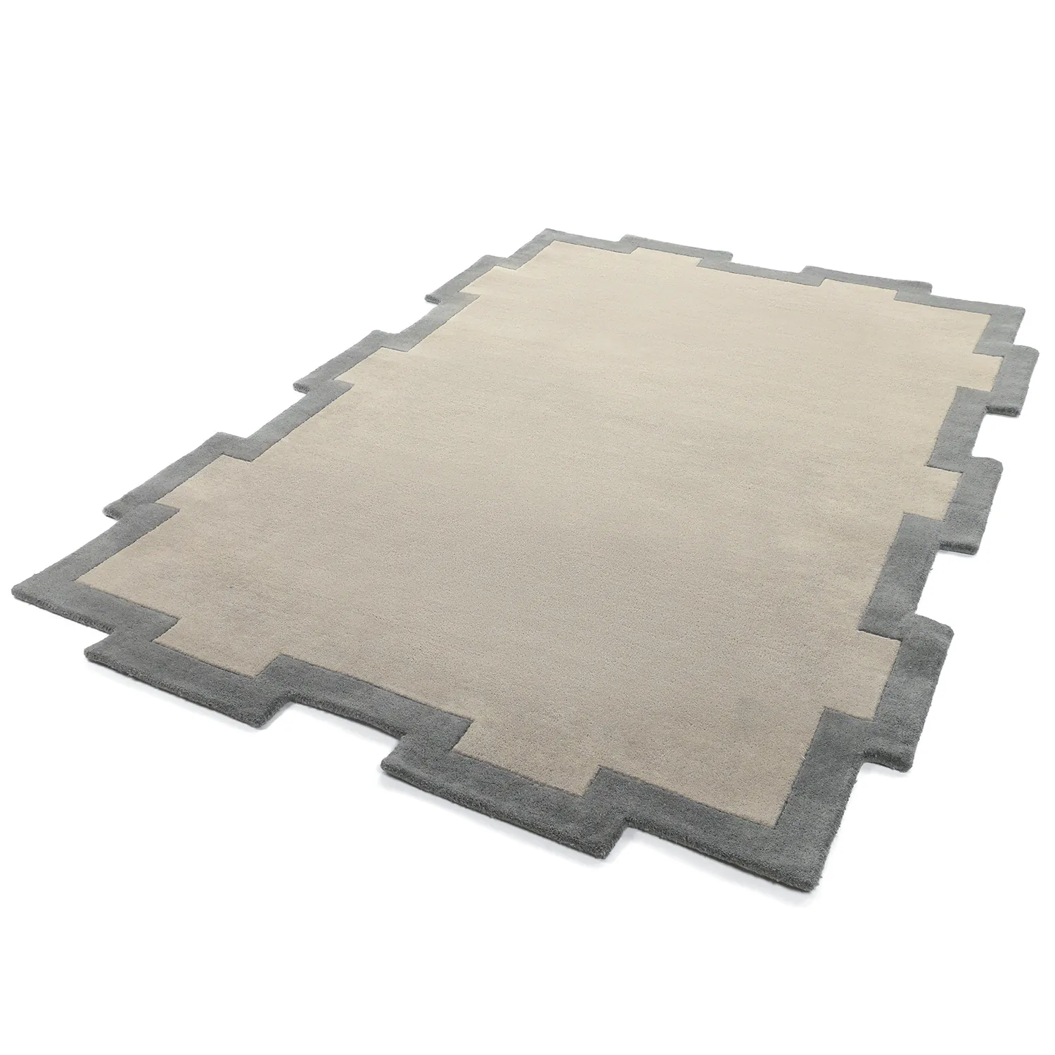 Ullmatta - Agra Hand Tufted Wool Premium (grå)