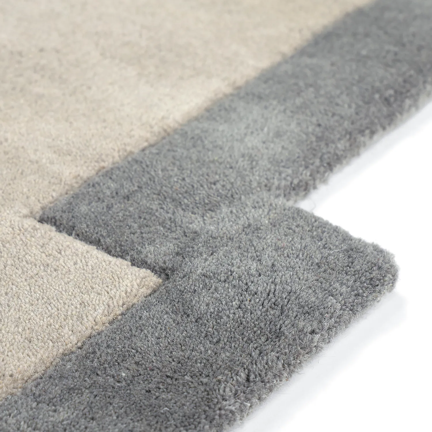 Ullmatta - Agra Hand Tufted Wool Premium (grå)