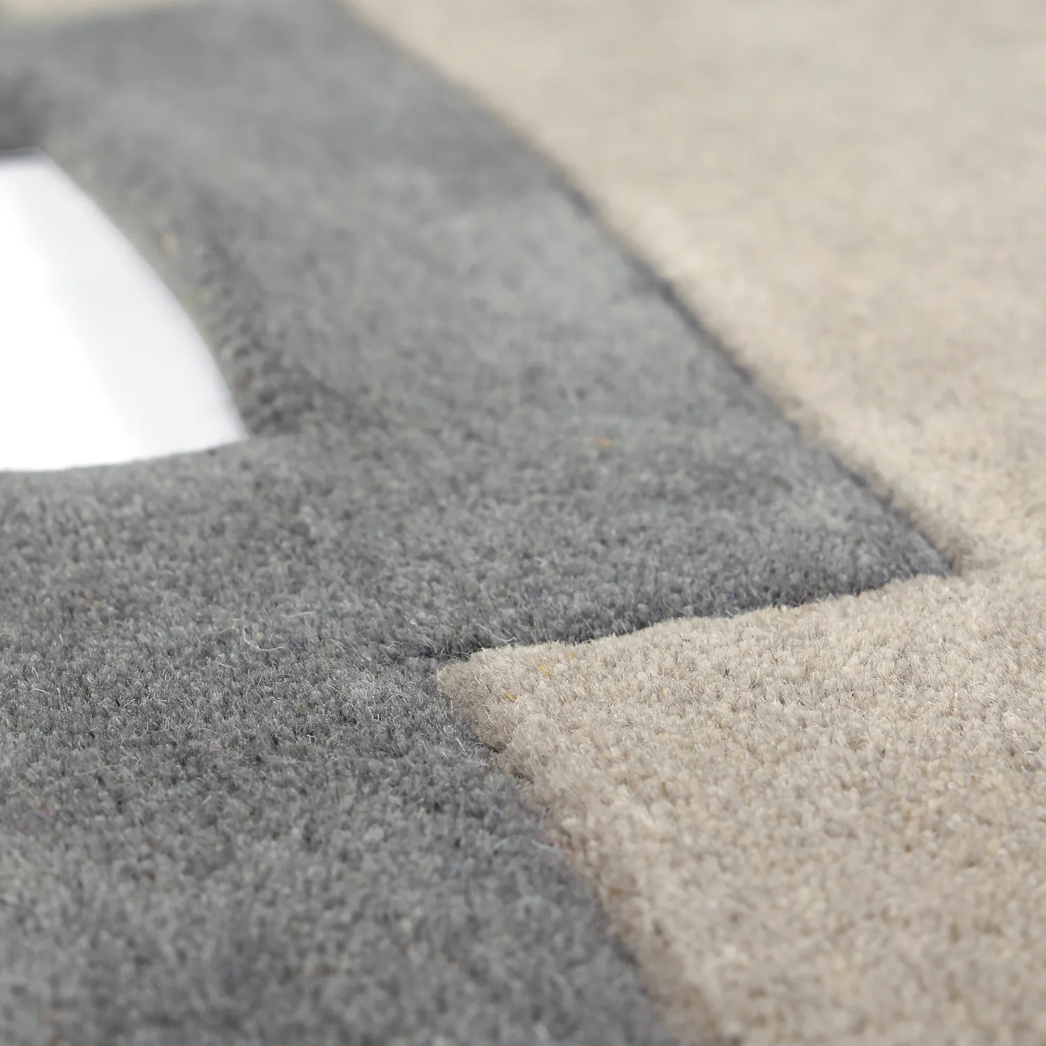 Ullmatta - Agra Hand Tufted Wool Premium (grå)
