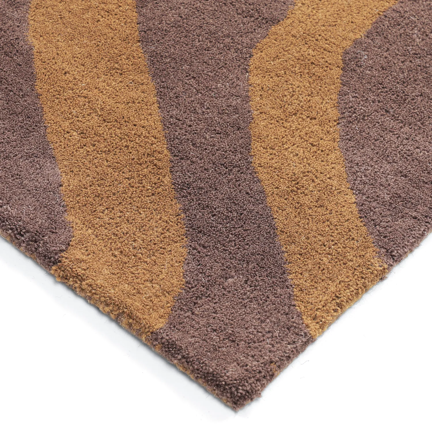 Ullmatta - Aiz Hand Tufted Wool Premium (brun)