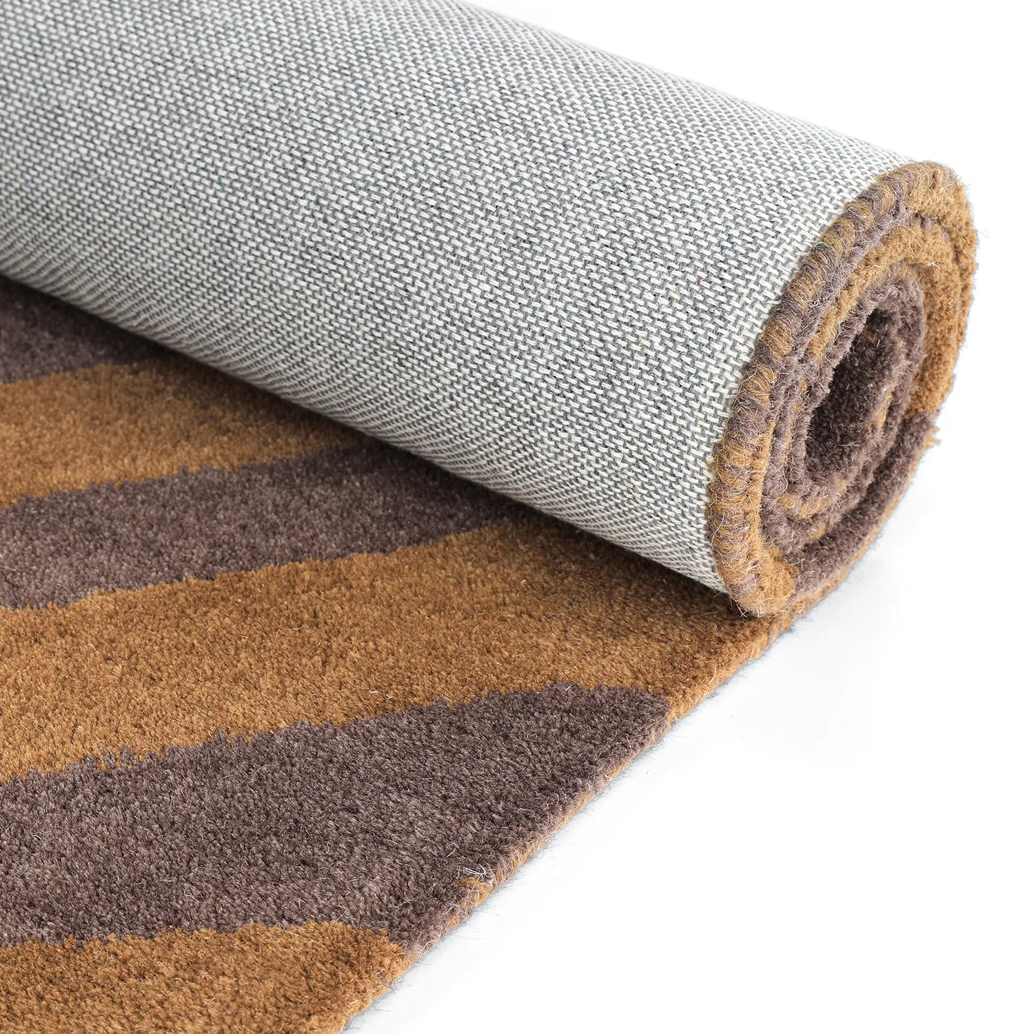 Ullmatta - Aiz Hand Tufted Wool Premium (brun)