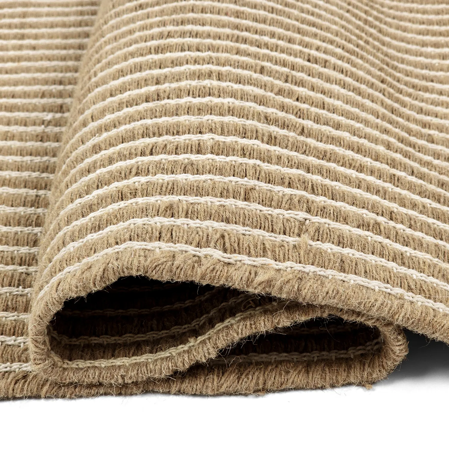 Ullmatta - Arbil (beige/vit)