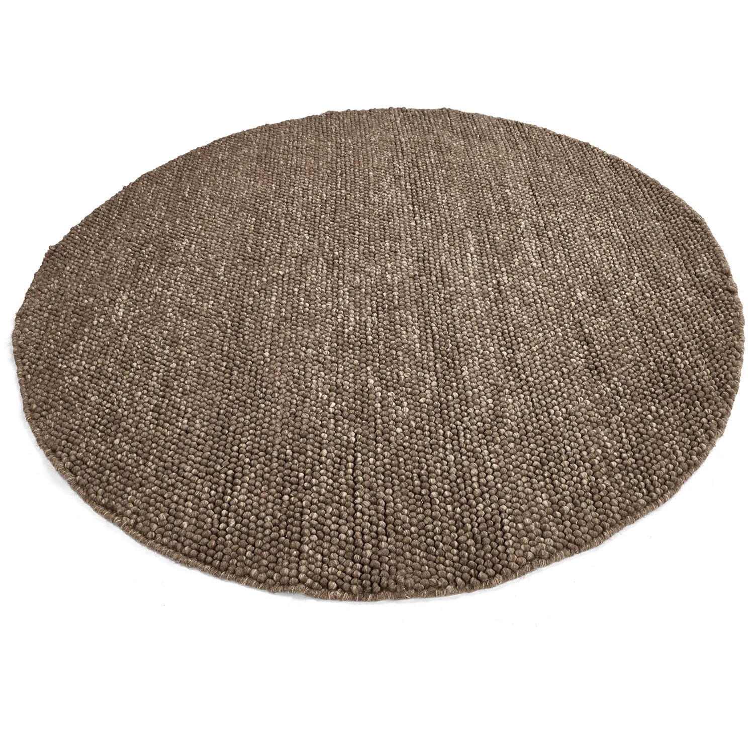 Rund matta - Avafors Wool Bubble (brun/beige)