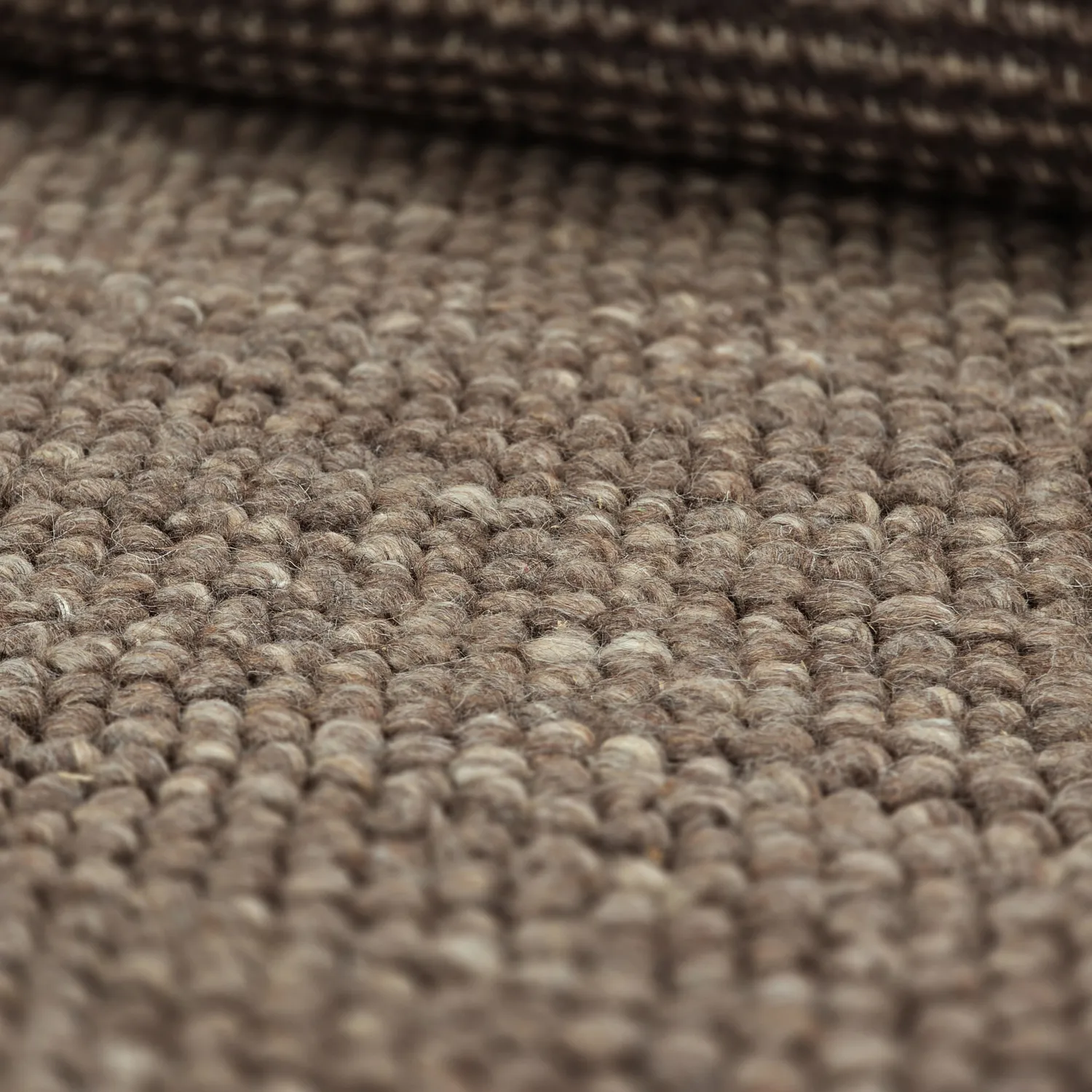 Rund matta - Avafors Wool Bubble (brun/beige)