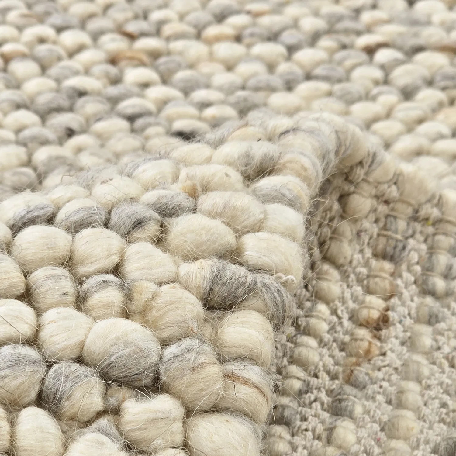Ullmatta - Avafors Wool Bubble (grå/beige)