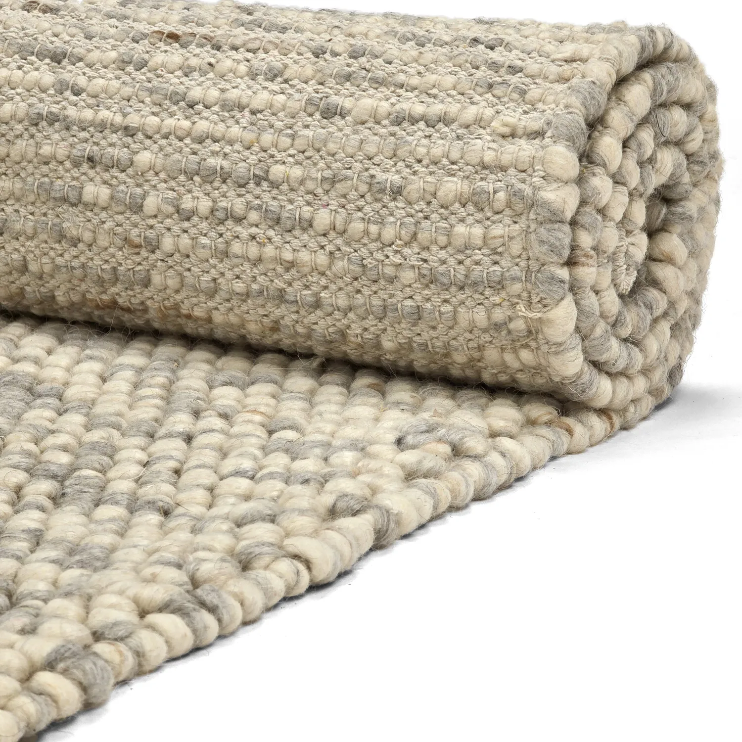 Ullmatta - Avafors Wool Bubble (grå/beige)