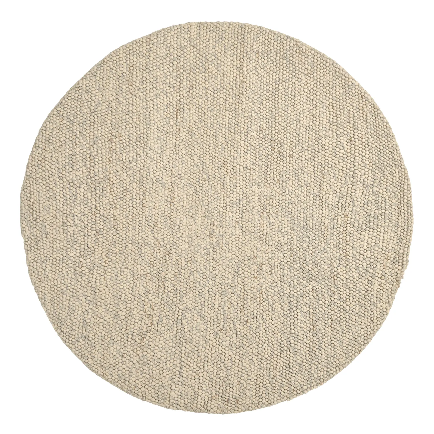 Rund matta - Avafors Wool Bubble (grå/beige)