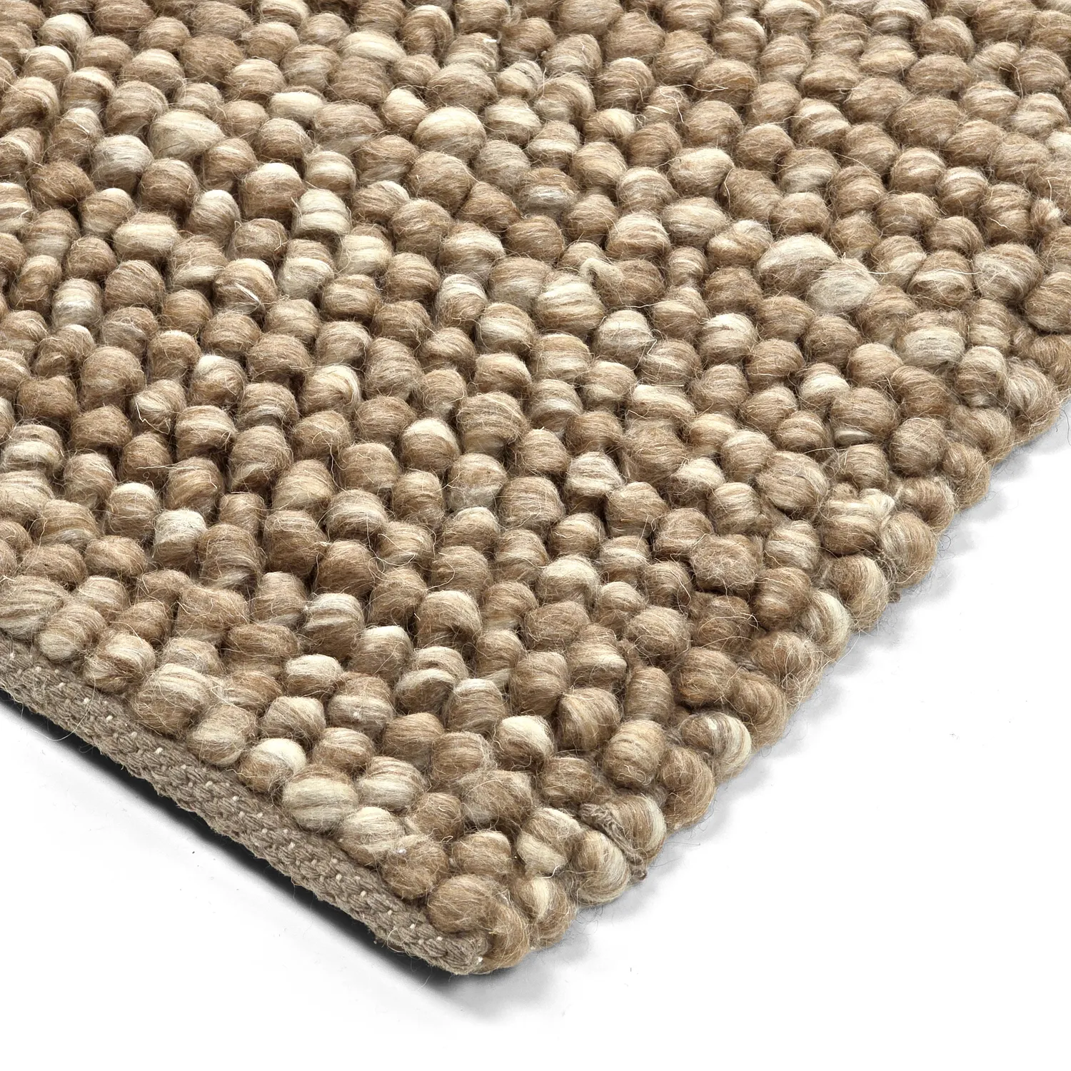 Ullmatta - Avafors Wool Bubble (ljusbrun/vit)
