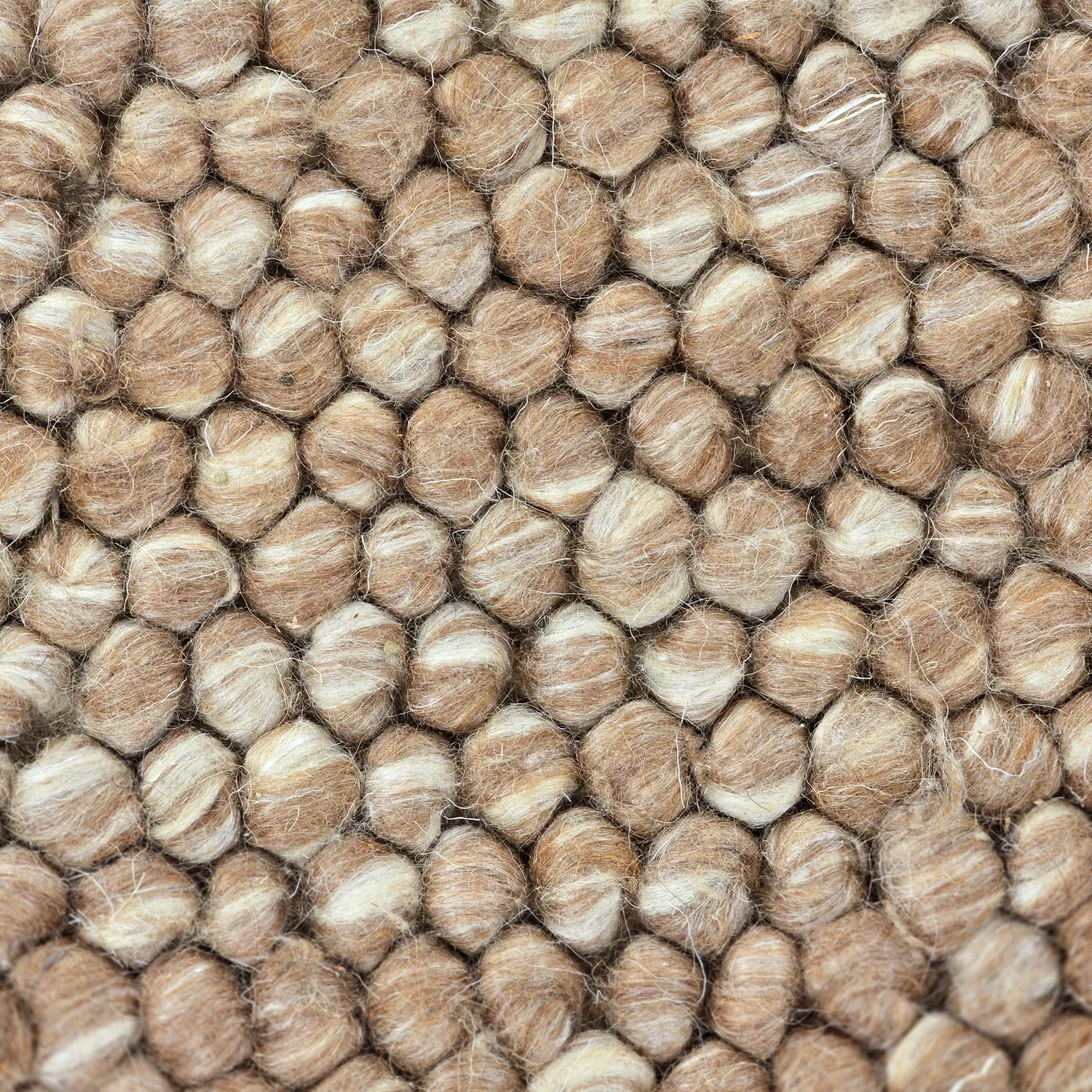 Ullmatta - Avafors Wool Bubble (ljusbrun/vit)