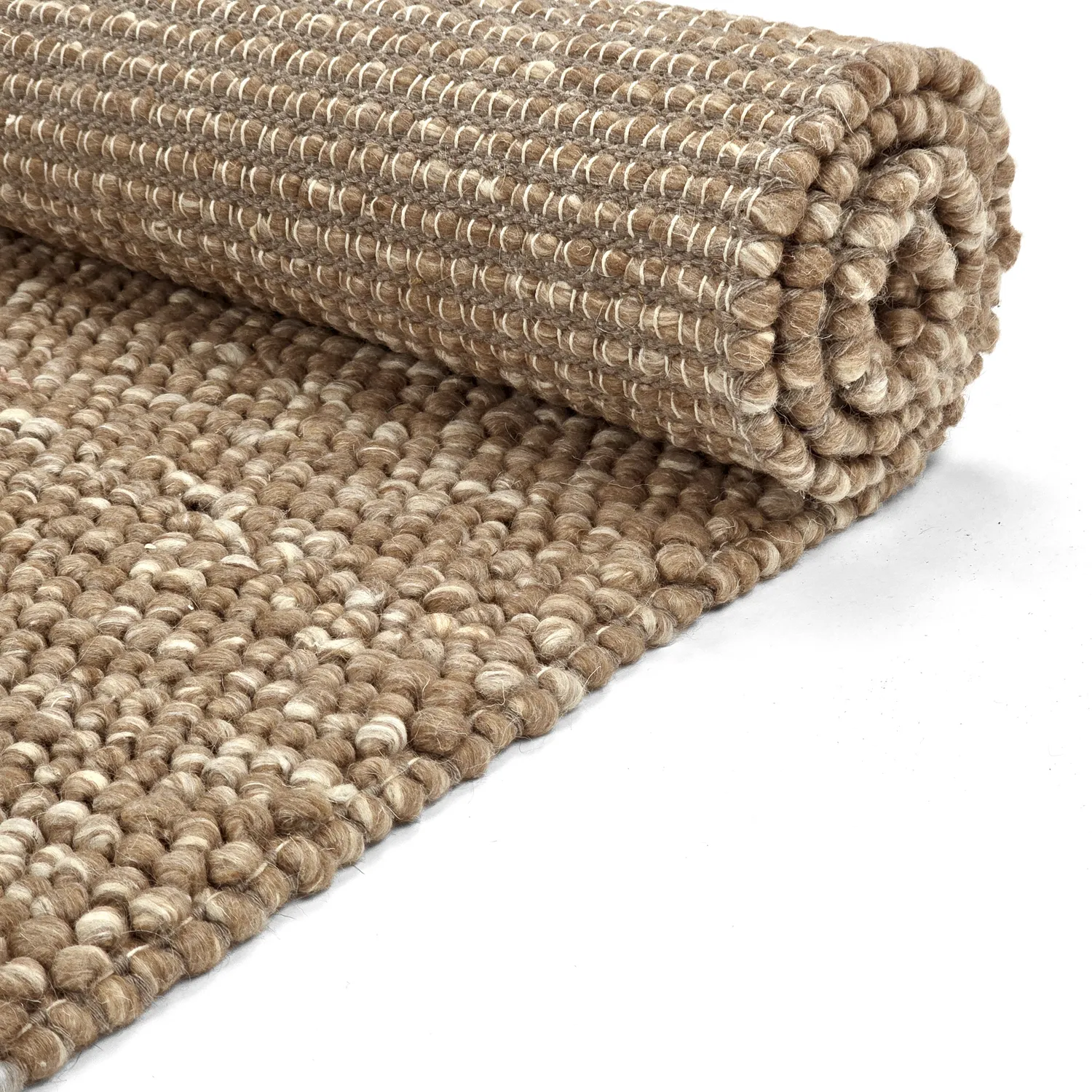 Ullmatta - Avafors Wool Bubble (ljusbrun/vit)