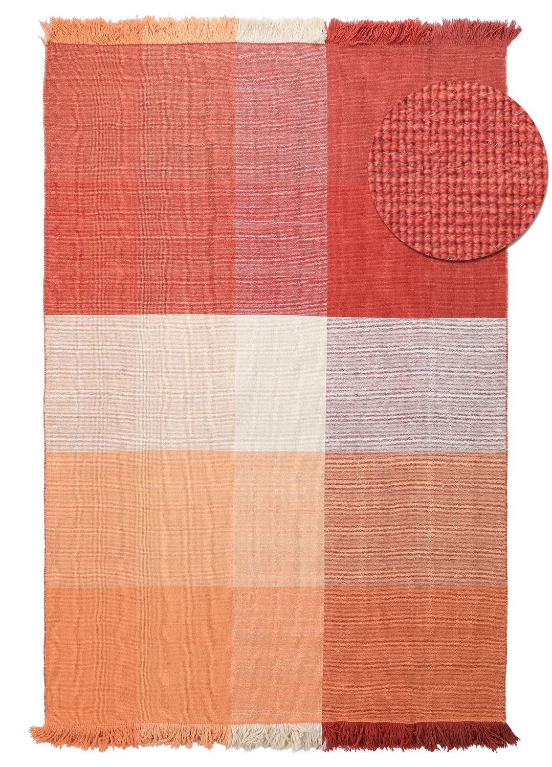 Ullmatta - Chaves (röd/orange)