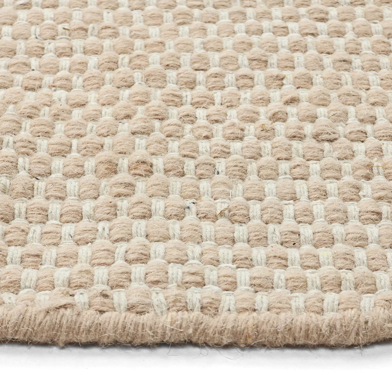 Rund matta - Coastal (beige)