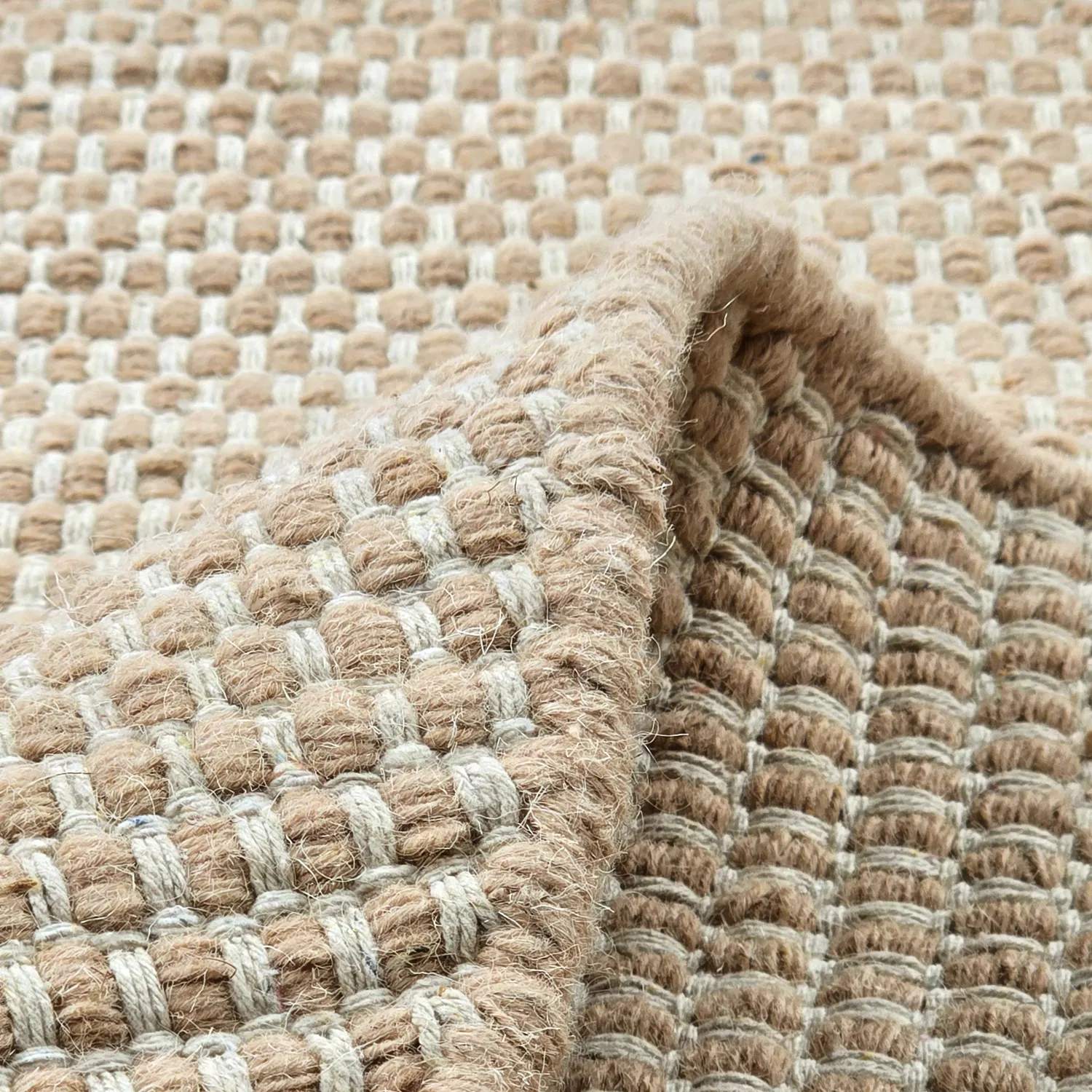 Rund matta - Coastal (beige)