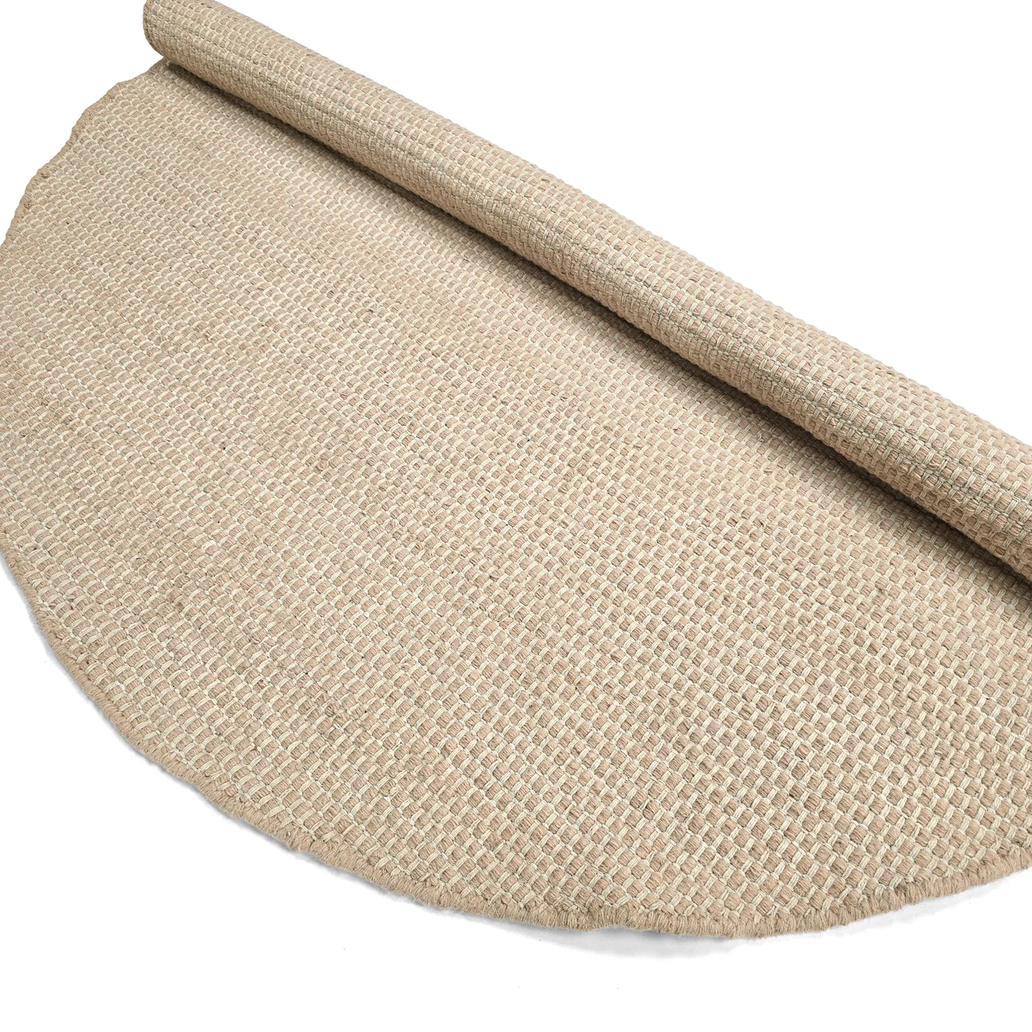 Rund matta - Coastal (beige)