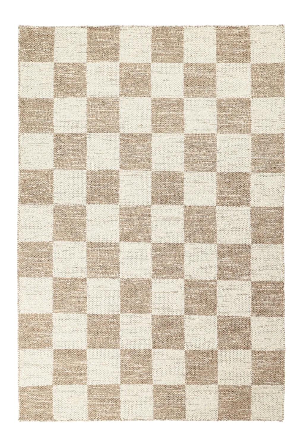 Ullmatta - Dundee (beige/vit)