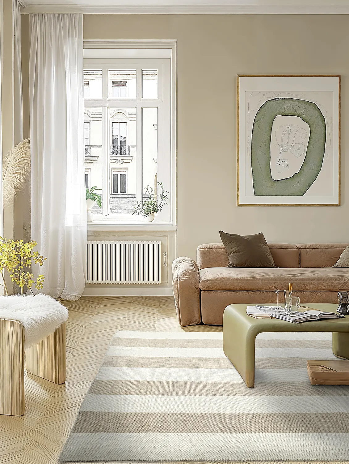 Ullmatta - Garine (offwhite/beige)