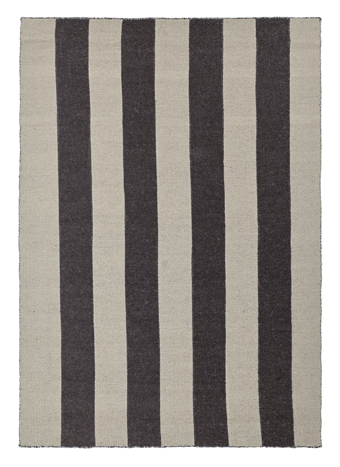 Ullmatta - Garine (svart/beige)