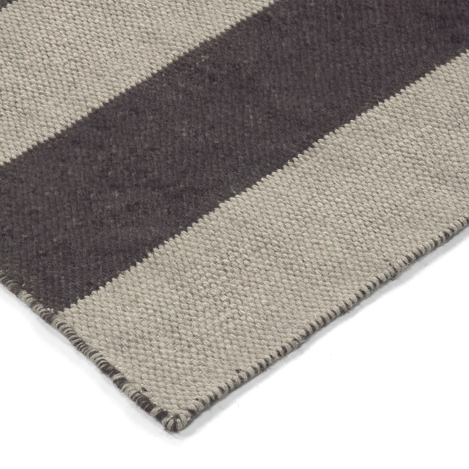 Ullmatta - Garine (svart/beige)