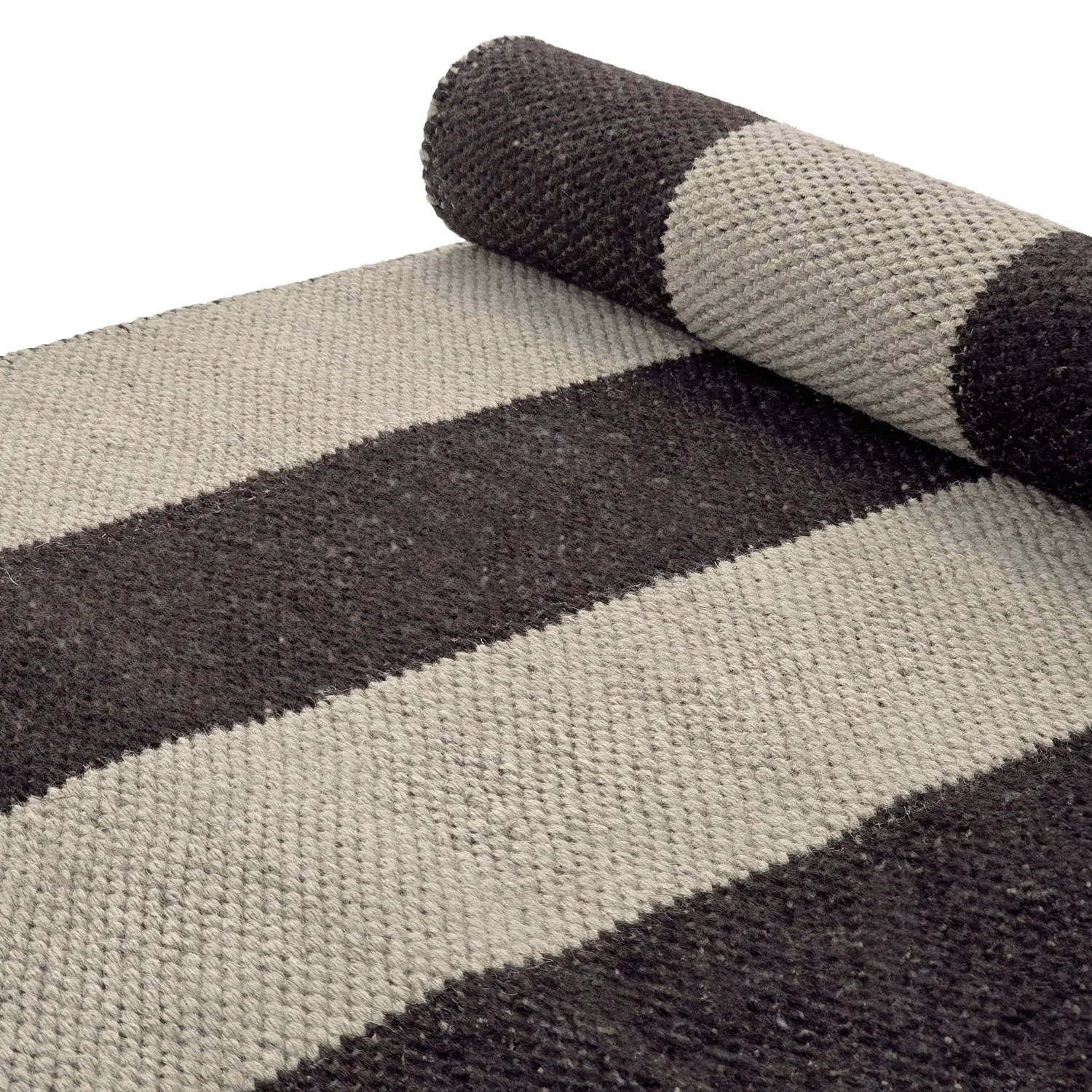 Ullmatta - Garine (svart/beige)