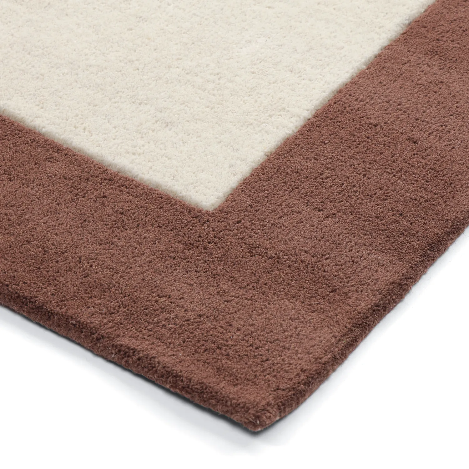 Ullmatta - Gaya Hand Tufted Wool Premium (creme/brun)