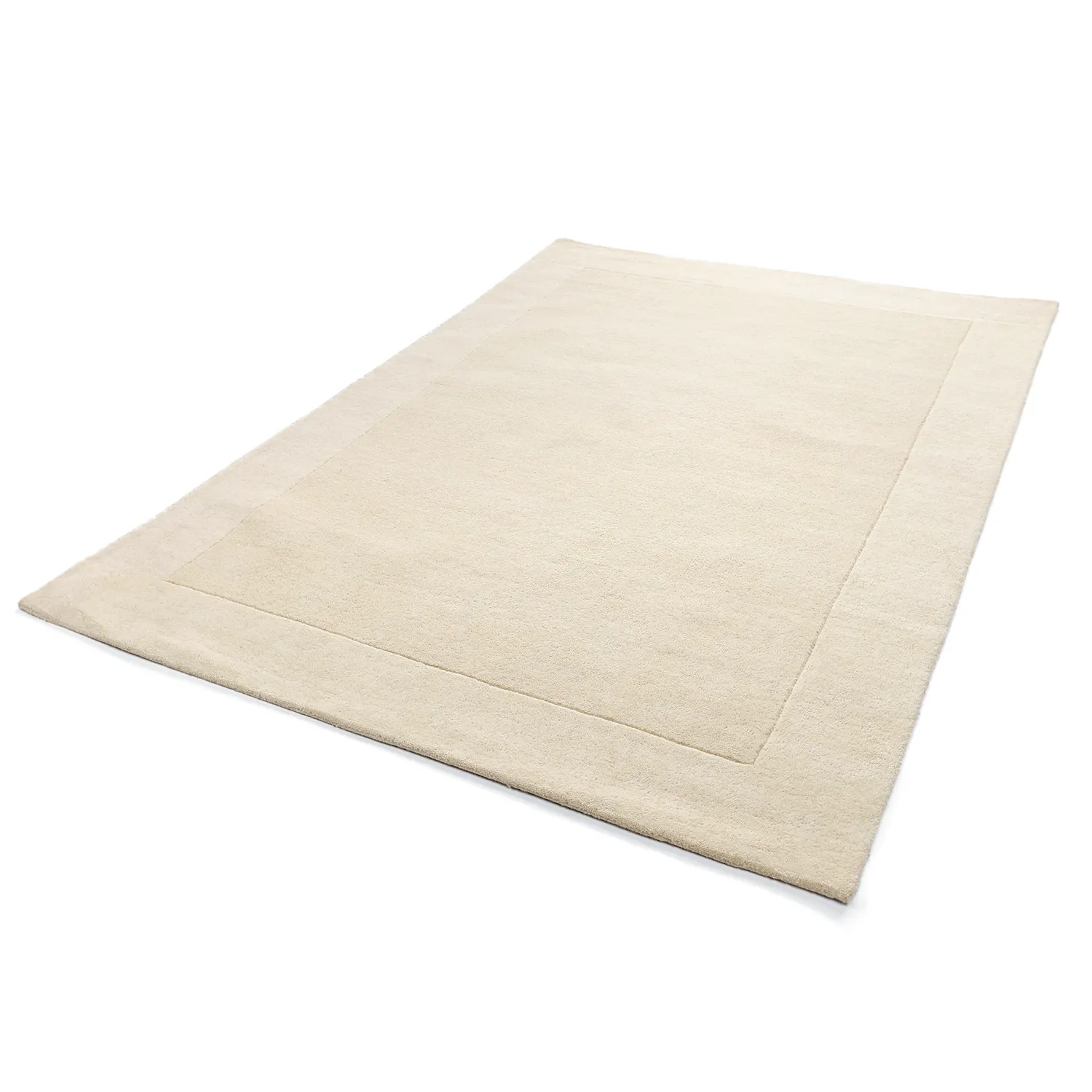Ullmatta - Gaya Hand Tufted Wool Premium (creme/vit)