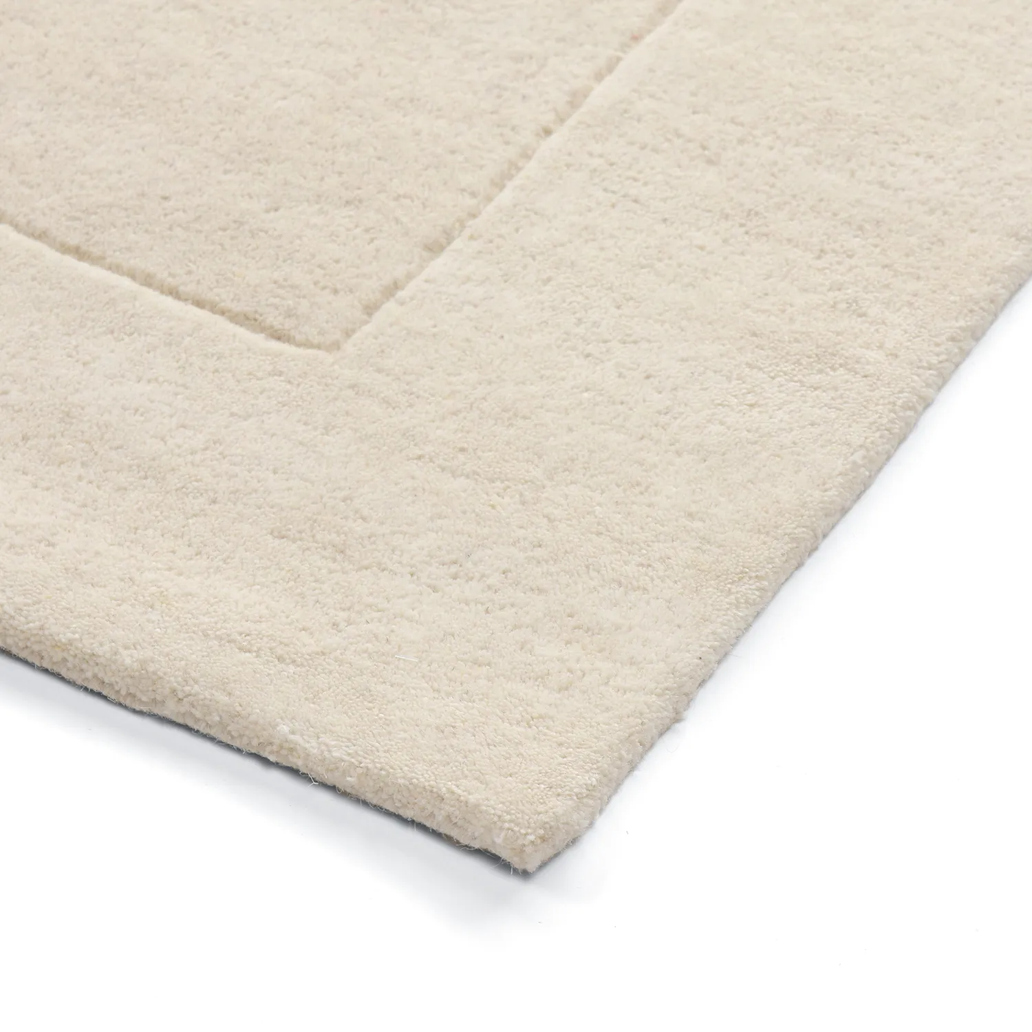 Ullmatta - Gaya Hand Tufted Wool Premium (creme/vit)