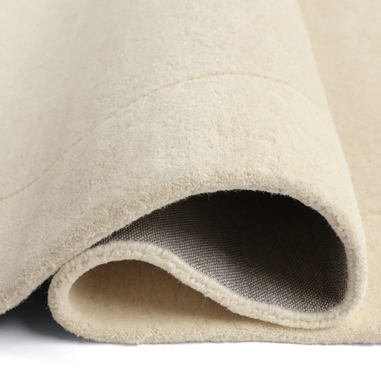 Ullmatta - Gaya Hand Tufted Wool Premium (creme/vit)
