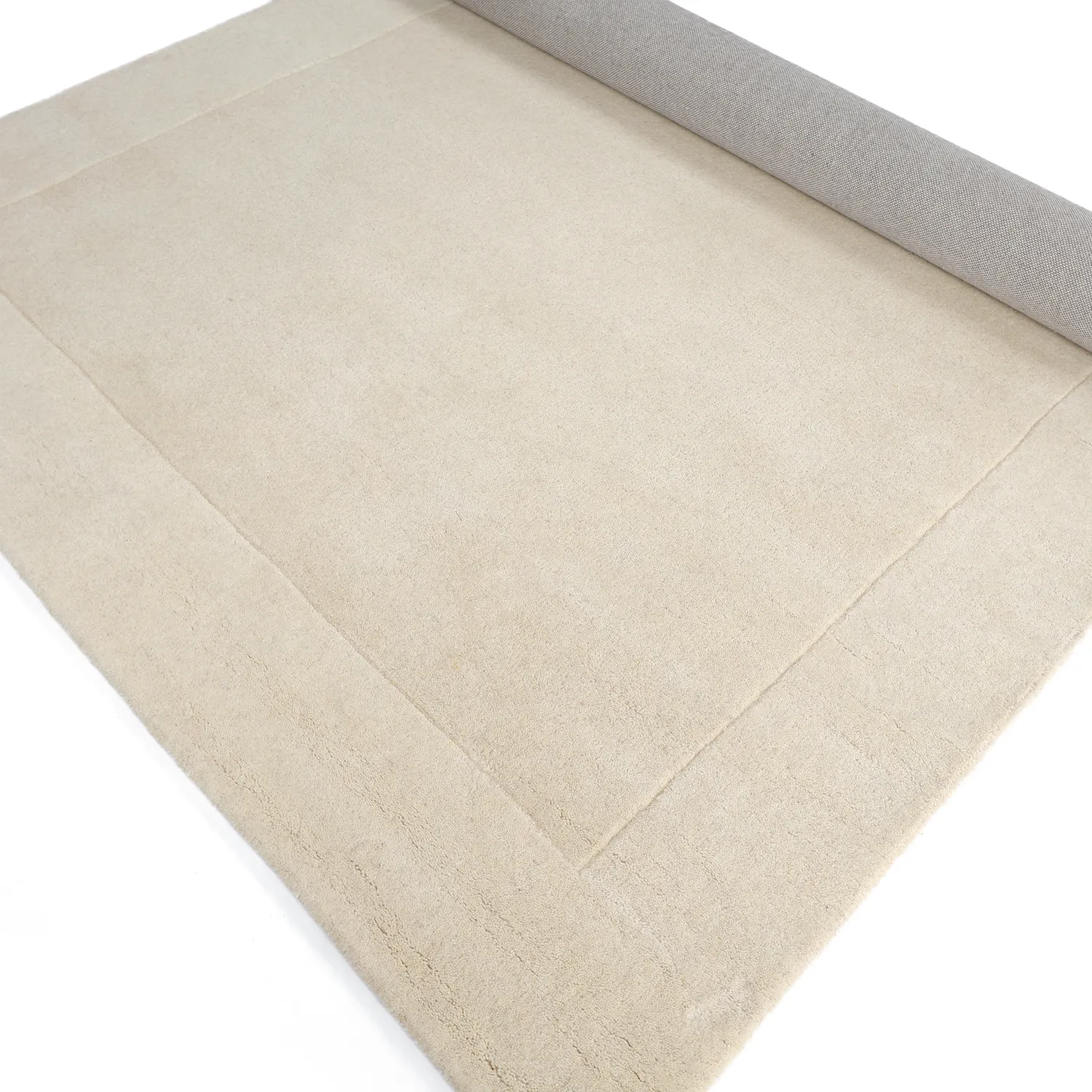 Ullmatta - Gaya Hand Tufted Wool Premium (creme/vit)